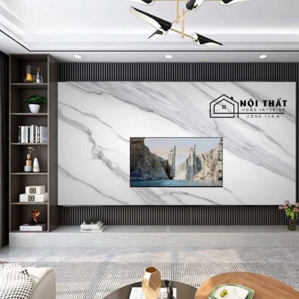 Kệ Tivi Ốp Tường Nhựa PVC Cao Cấp
