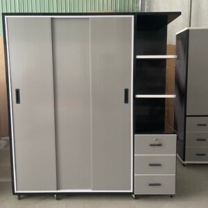 Tủ Nhựa Lùa 3 Cánh 1 Kệ Đài Loan